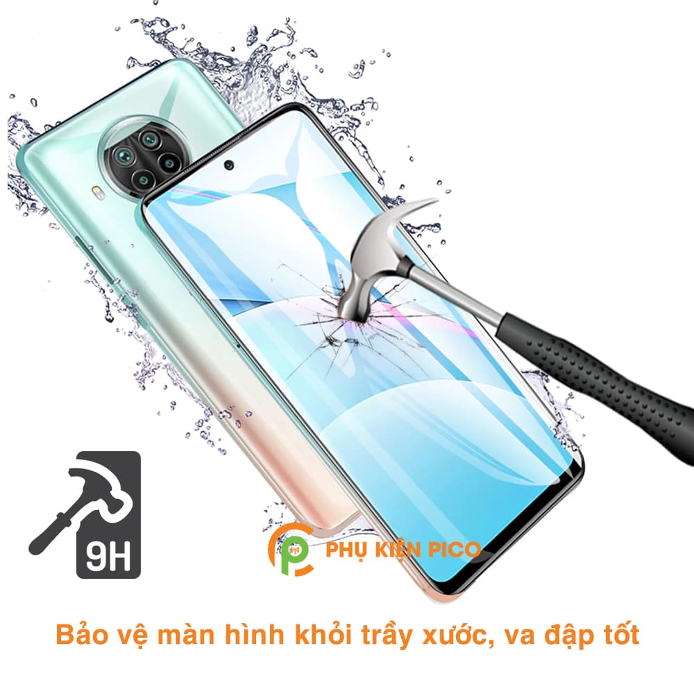 Kính cường lực Xiaomi Mi 10T Lite full màn hình chính hãng Gor dùng chung với mọi loại ốp lưng - 2