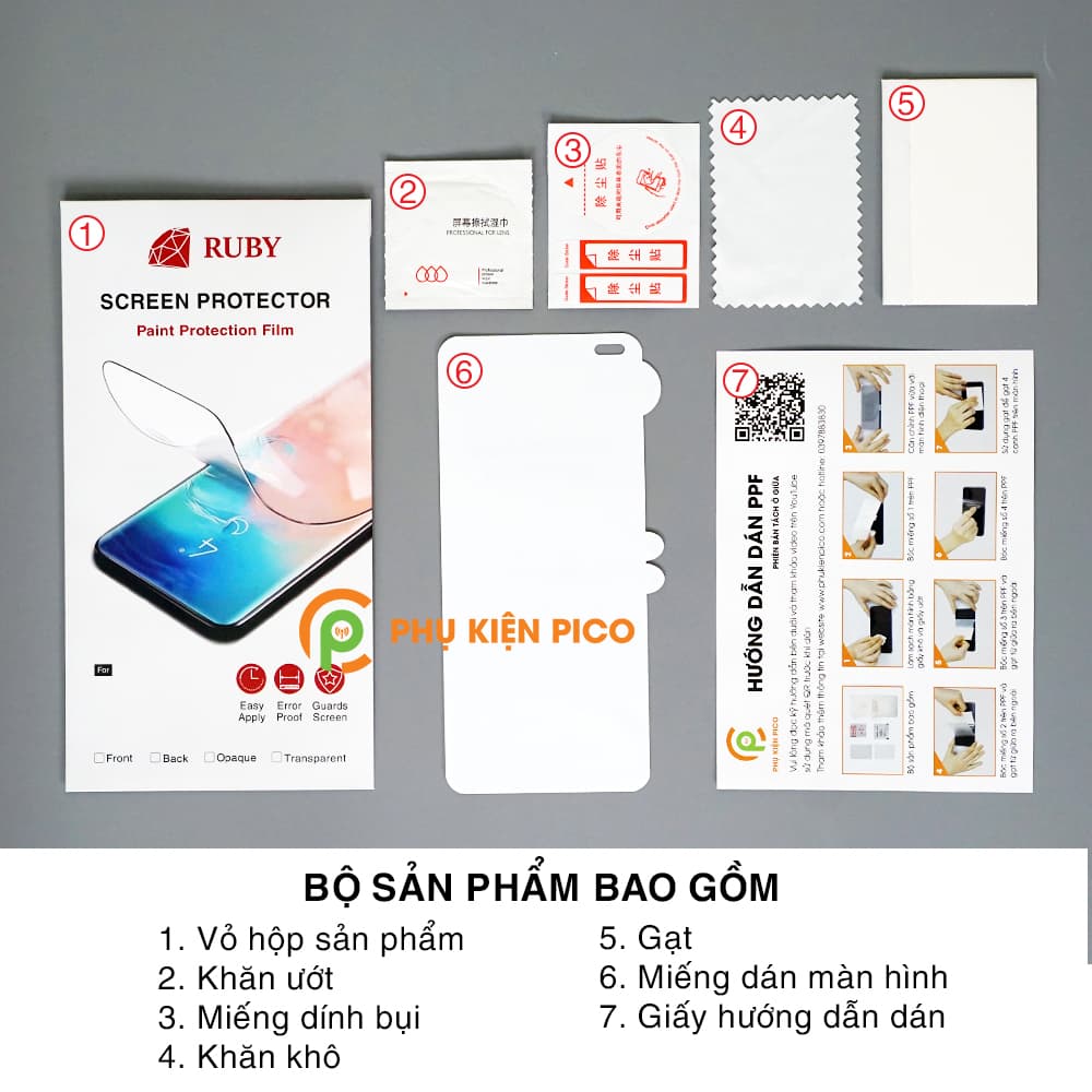 Dán màn hình Reno 4 full màn hình chống bám vân tay PPF dẻo vân mờ - 8