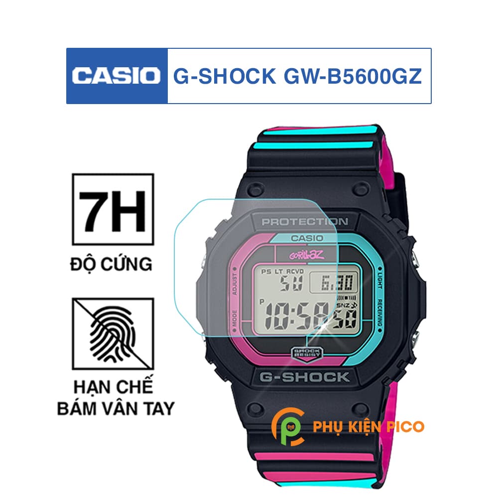 Cường lực đồng hồ Casio G-Shock GW-B5600GZ độ cứng 7H chống trầy xước – Dán màn hình Casio G-SHOCK GW-B5600GZ