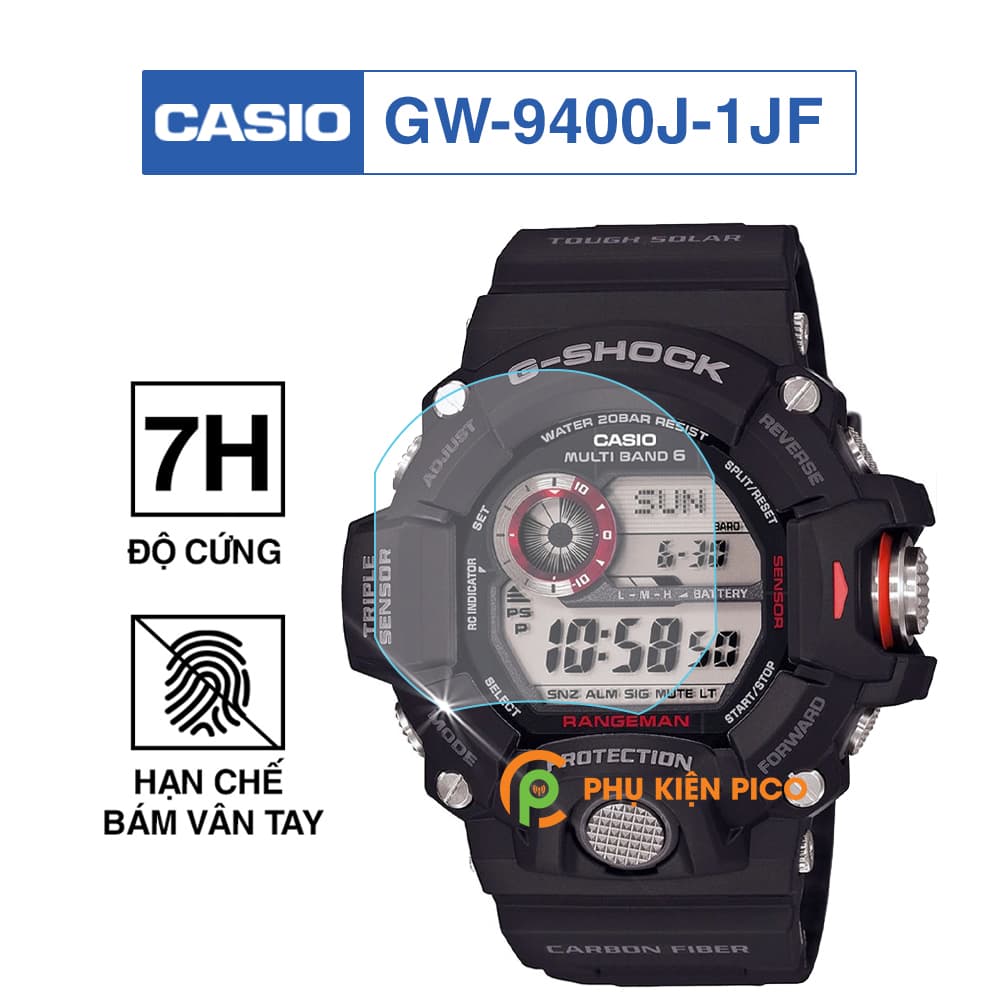 Cường lực đồng hồ Casio GW-9400J-1JF độ cứng 7H chống trầy xước – Dán màn hình Casio GW-9400J-1JF