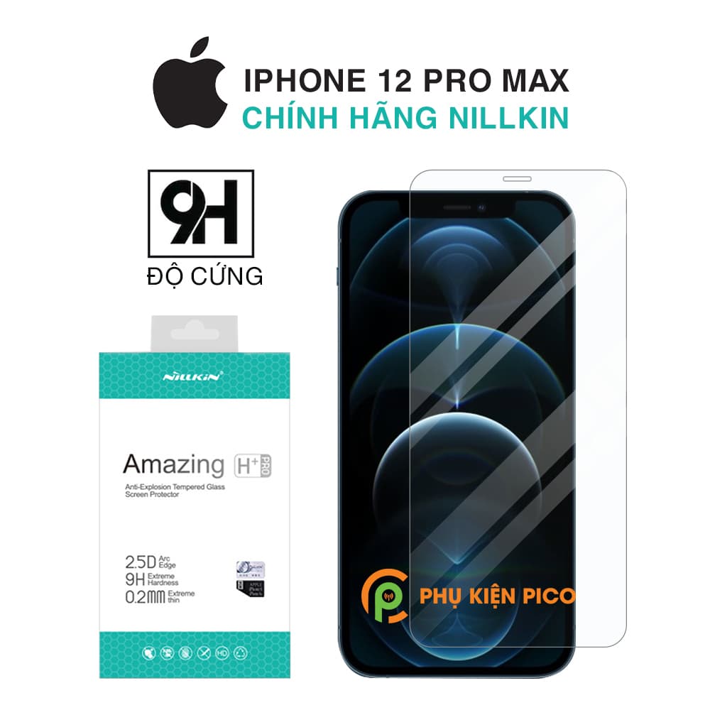 Cường lực Iphone 12 Pro Max chính hãng Nillkin Amazing H+ Pro – Dán màn hình Iphone 12 Pro Max
