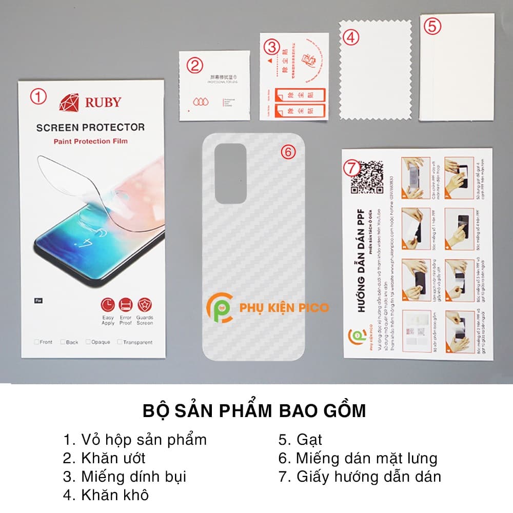 Dán lưng Mi 10T trong suốt nổi vân Carbon 3D tản nhiệt tốt - 2