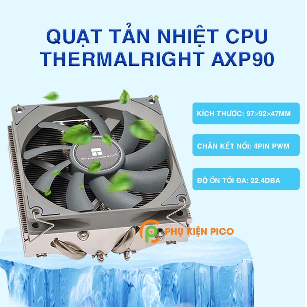 Quạt tản nhiệt CPU chính hãng ThermalRight AXP 90 - Quạt CPU ThermalRight