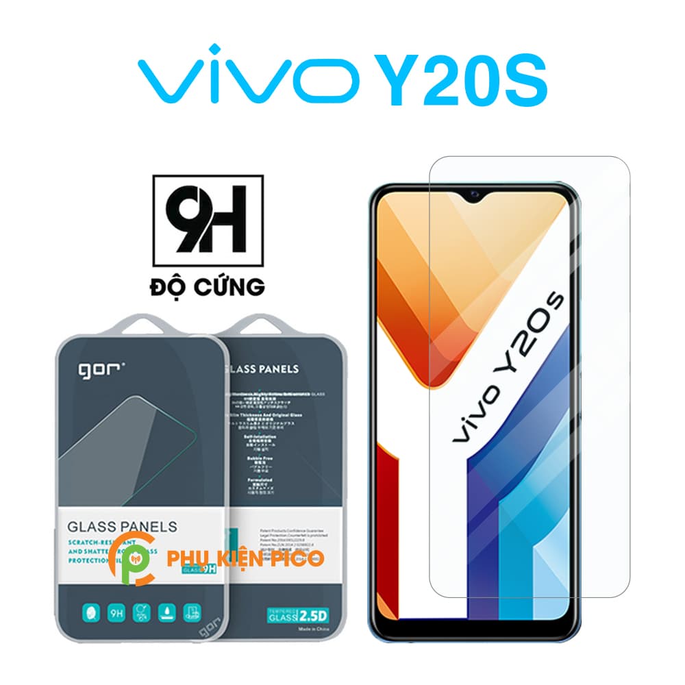 Cường lực Vivo Y20S chính hãng Gor độ cứng 9H chống trầy xước – Dán màn hình Vivo Y20S