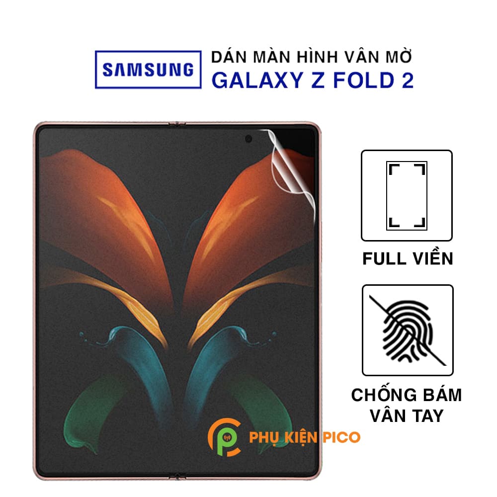 Dán màn hình chính Samsung Galaxy Z Fold 2 dẻo vân mờ chống bám vân tay
