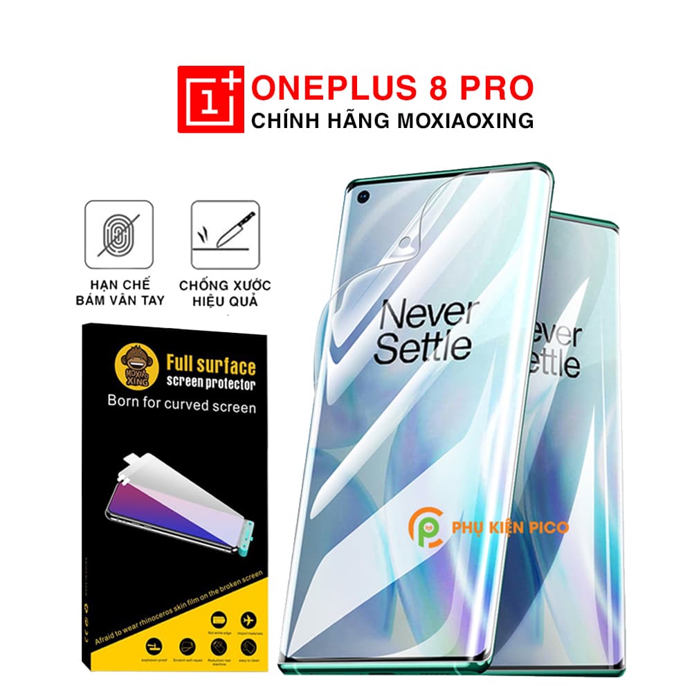 Dán màn hình Oneplus 8 Pro chính hãng Moxiao Xing dẻo trong suốt – Dán dẻo Oneplus 8 Pro