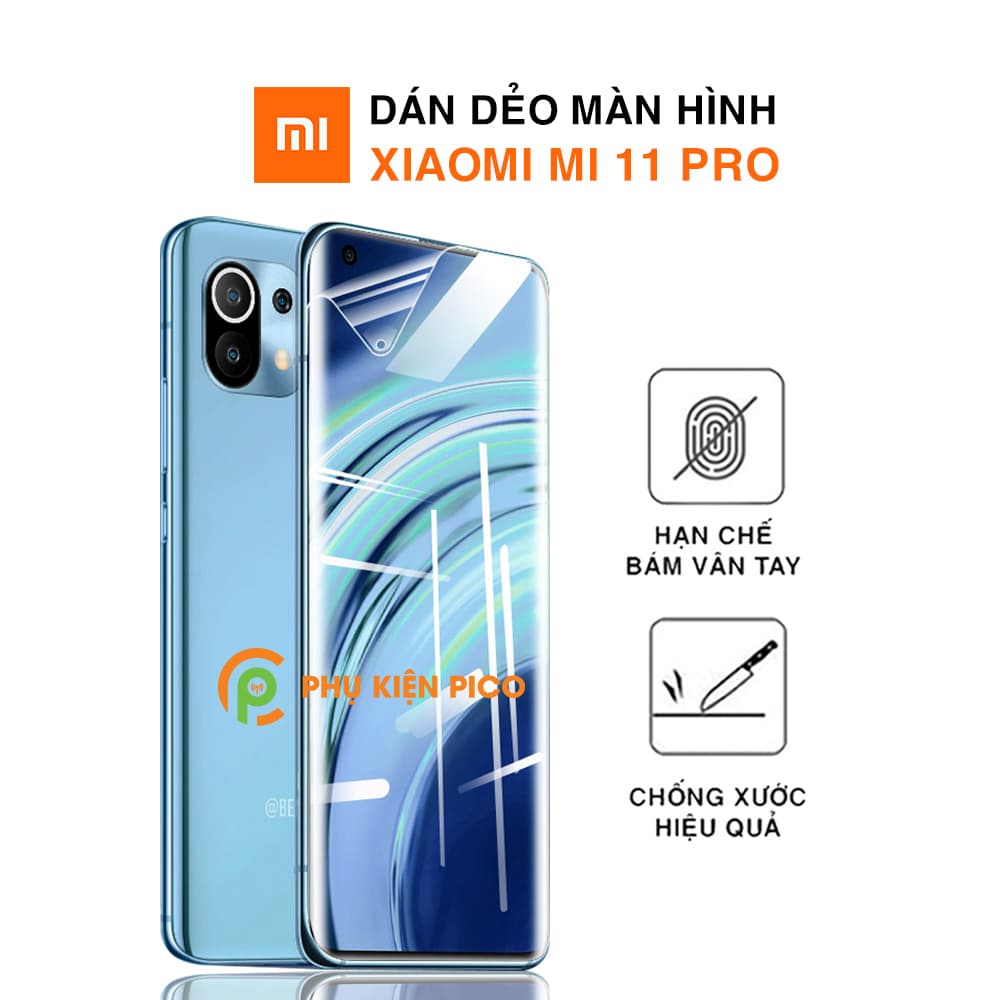 Dán màn hình Xiaomi Mi 11 Pro PPF cao cấp dẻo trong suốt
