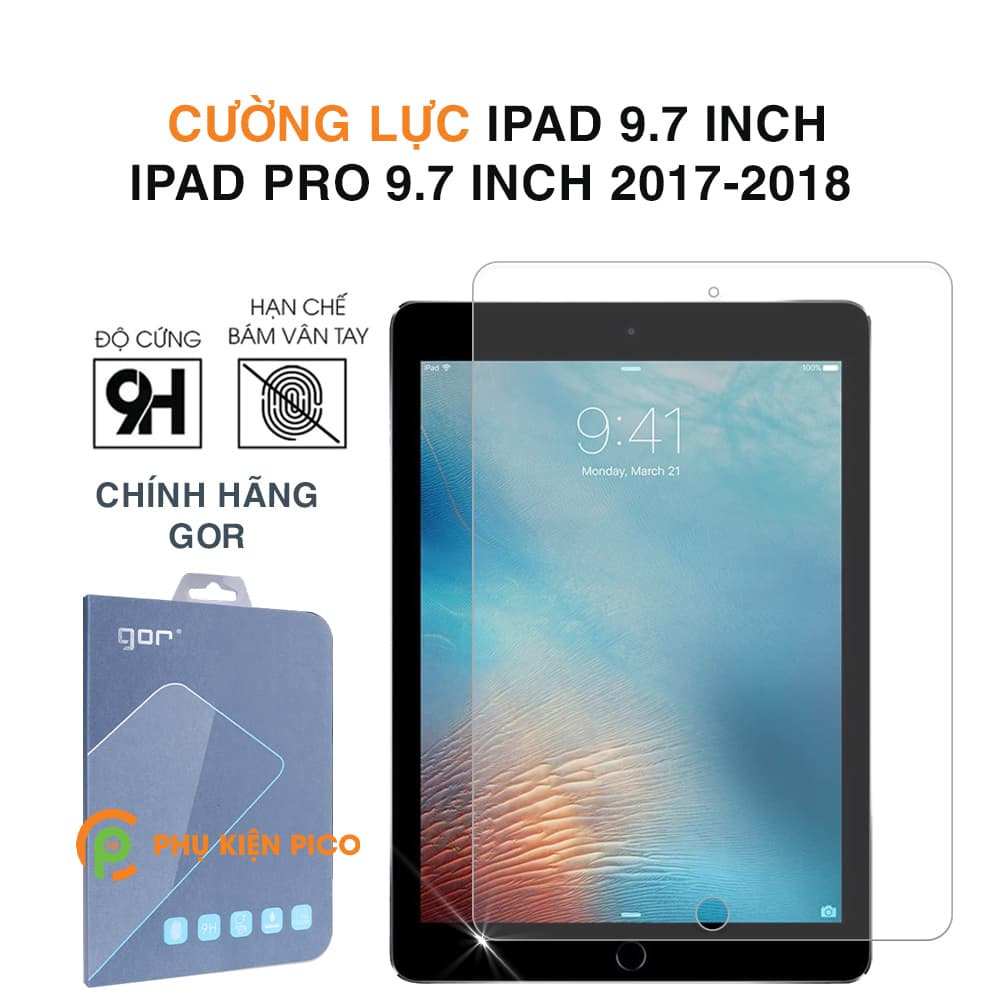Cường lực Ipad 9.7 inch / Ipad Pro 9.7 inch 2017-2018 chính hãng Gor chống ánh sáng xanh