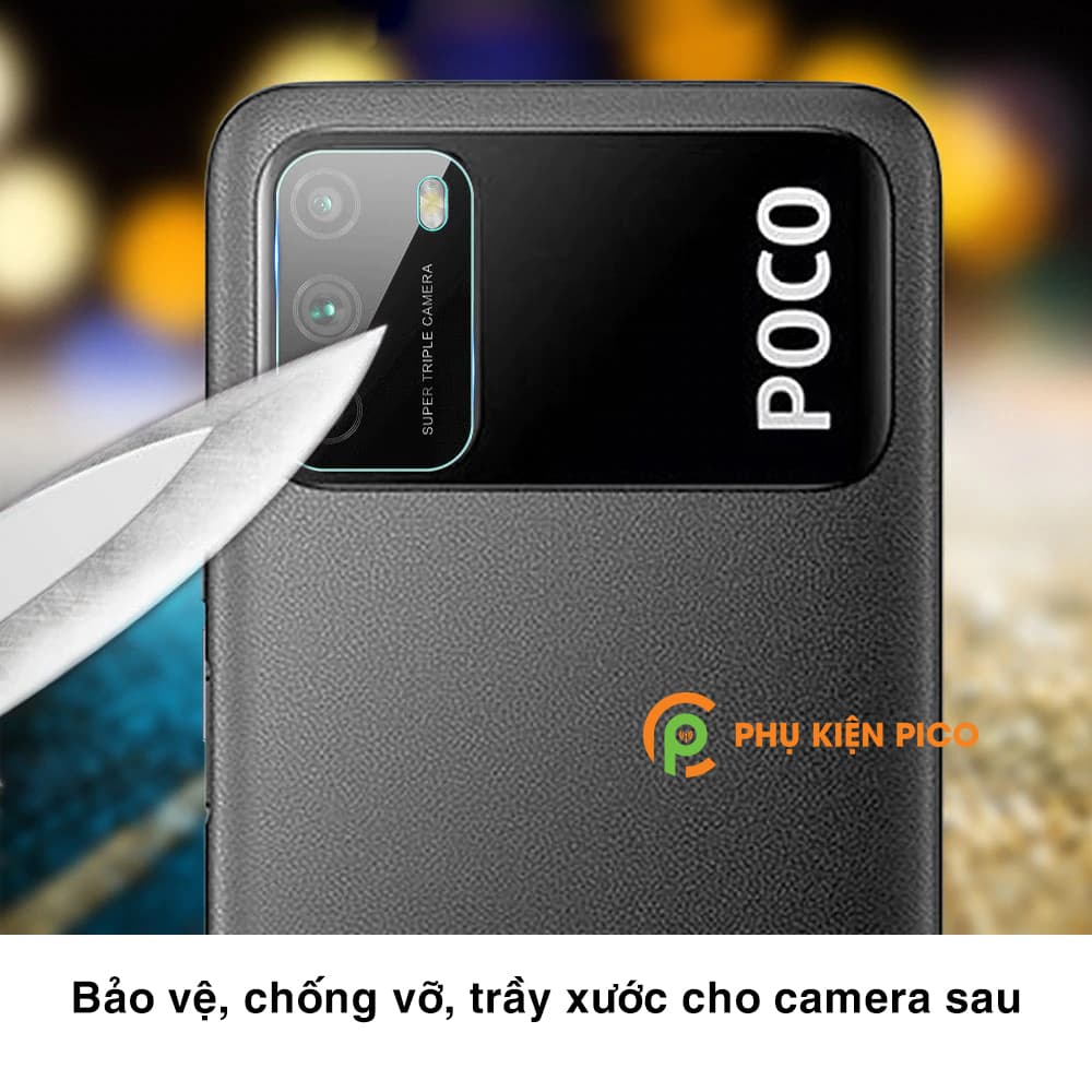 Dán màn hình Poco M3 và Dán lưng Poco M3 PPF cao cấp dẻo trong suốt và Cường lực camera Xiaomi Poco M3 – Combo 3 - 7