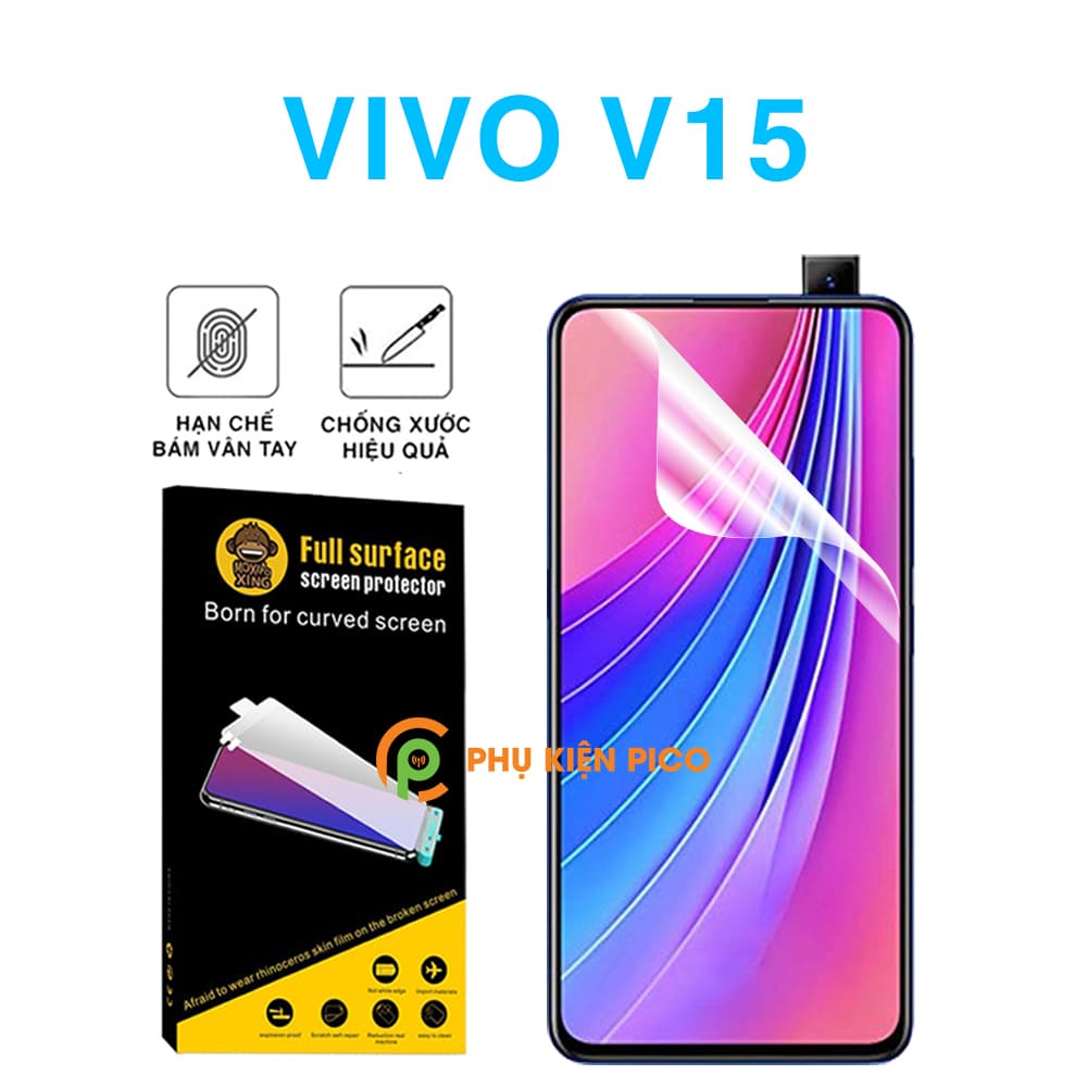 Dán màn hình Vivo V15 chính hãng Moxiao Xing dẻo trong suốt – Dán dẻo Vivo V15
