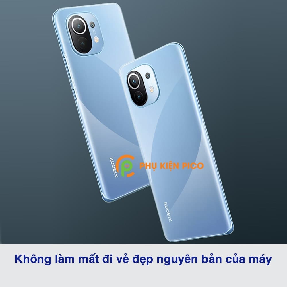 Dán lưng Xiaomi Mi 11 full viền dẻo trong suốt PPF tự phục hồi vết xước - 3
