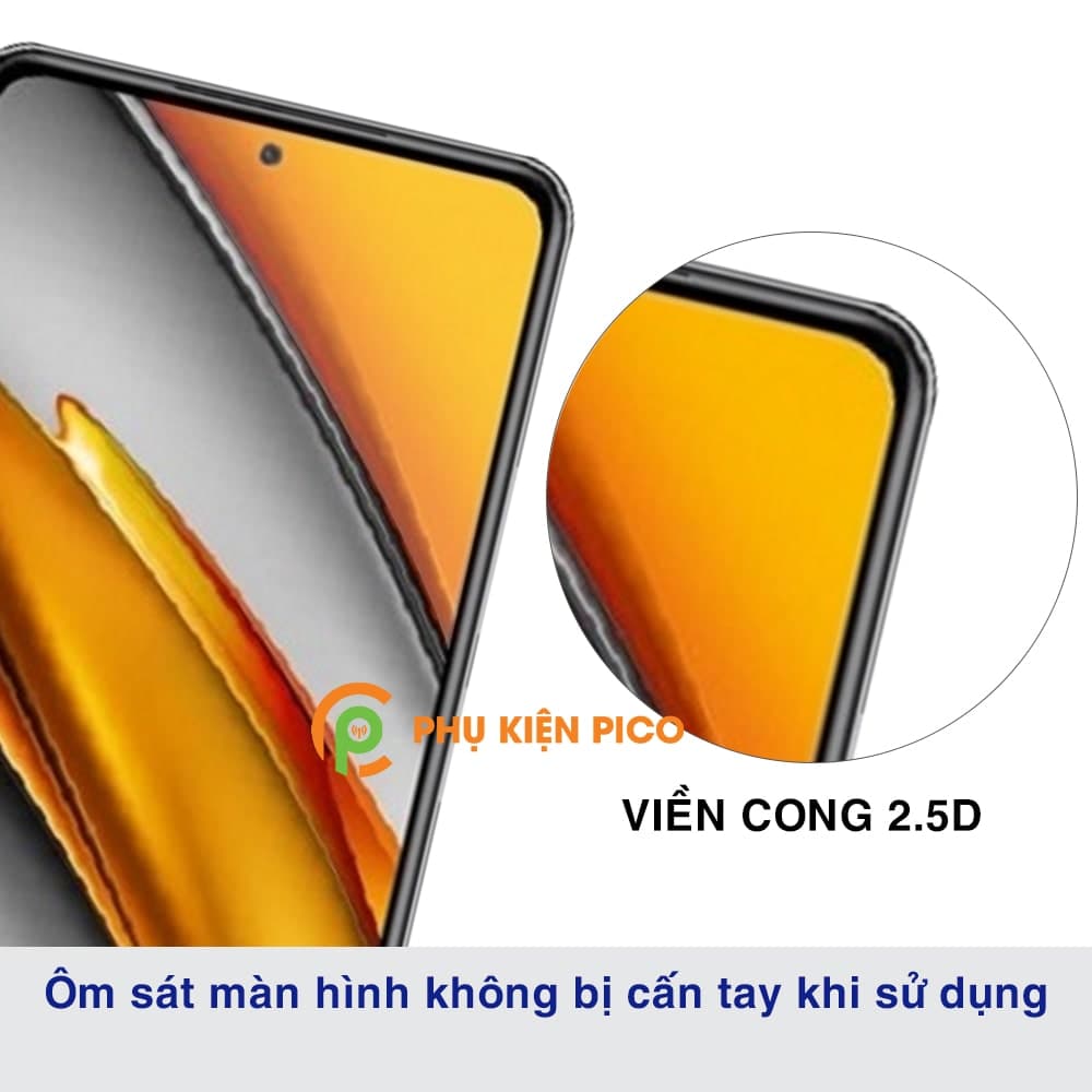 Cường lực Xiaomi Poco F3 full màn hình viền siêu mỏng chính hãng Nillkin Amazing CP+ Pro - 4