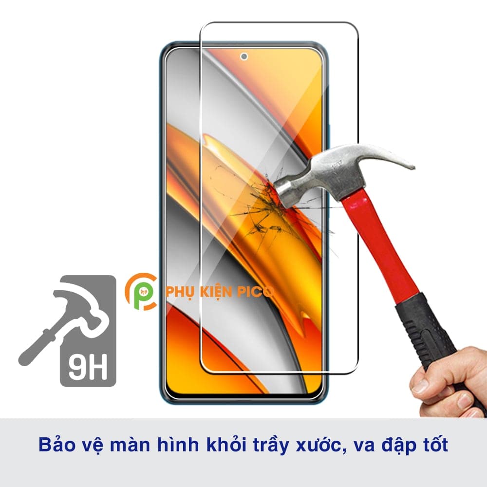 Cường lực Xiaomi Poco F3 full màn chính hãng Nillkin Amazing H - 8
