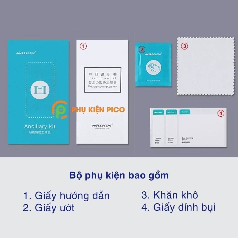 Cường lực Xiaomi Poco F3 full màn chính hãng Nillkin Amazing H - 2