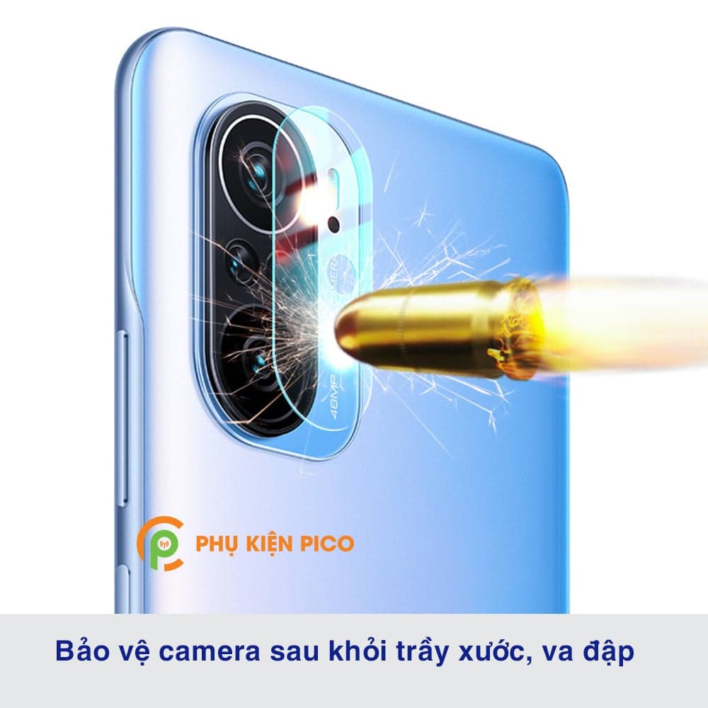 Cường lực camera Xiaomi Poco F3 độ cứng 9H trong suốt - 6