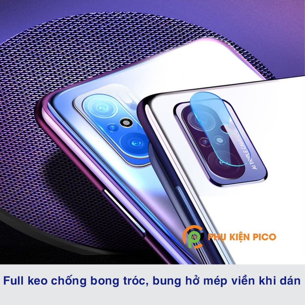 Cường lực camera Xiaomi Poco F3 độ cứng 9H trong suốt - 4
