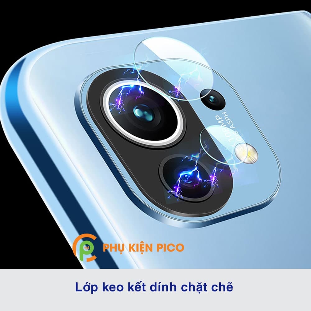 Cường lực mắt camera Xiaomi Mi 11 độ cứng 9H trong suốt - 9