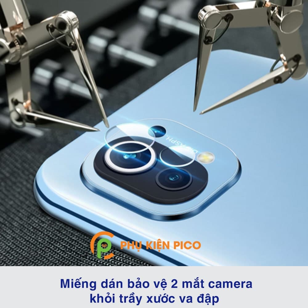 Cường lực mắt camera Xiaomi Mi 11 độ cứng 9H trong suốt - 4