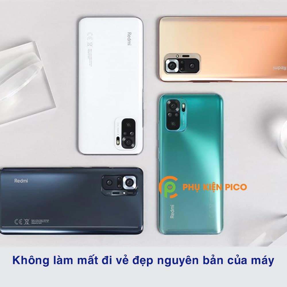 Dán lưng Xiaomi Redmi Note 10 Pro full mặt lưng dẻo trong suốt - 3