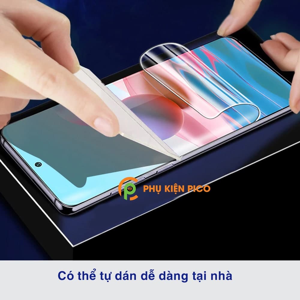 Dán màn hình Xiaomi Redmi Note 10 full màn dẻo trong suốt - 6