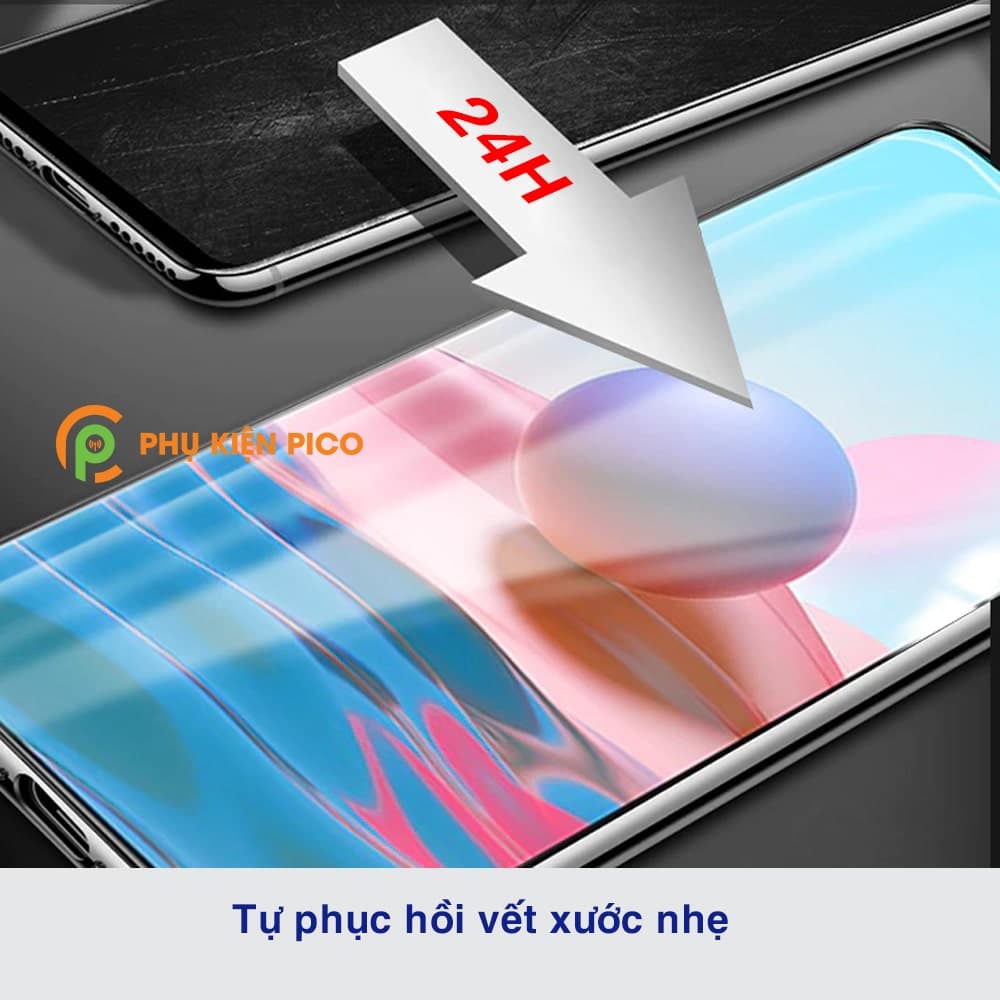 Dán màn hình Xiaomi Redmi Note 10 full màn dẻo trong suốt - 5