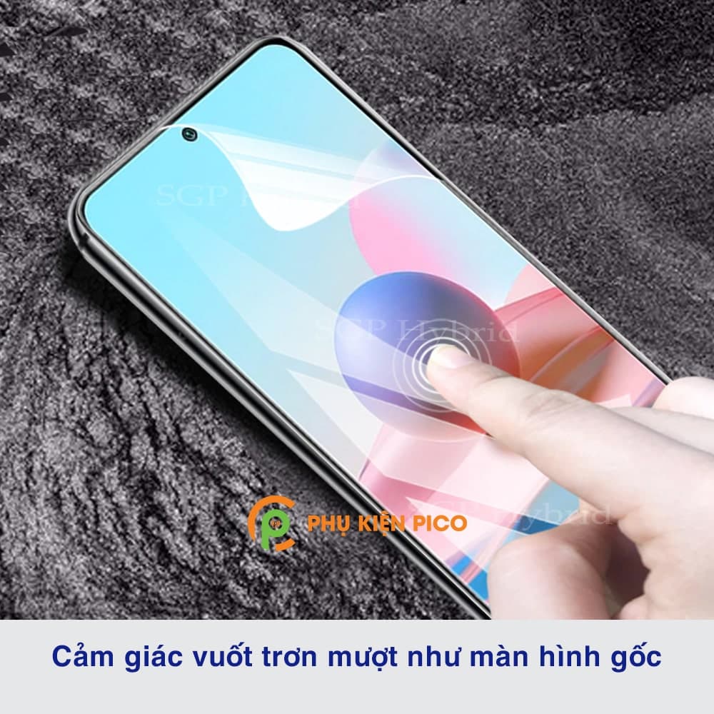 Dán màn hình Xiaomi Redmi Note 10 full màn dẻo trong suốt - 4