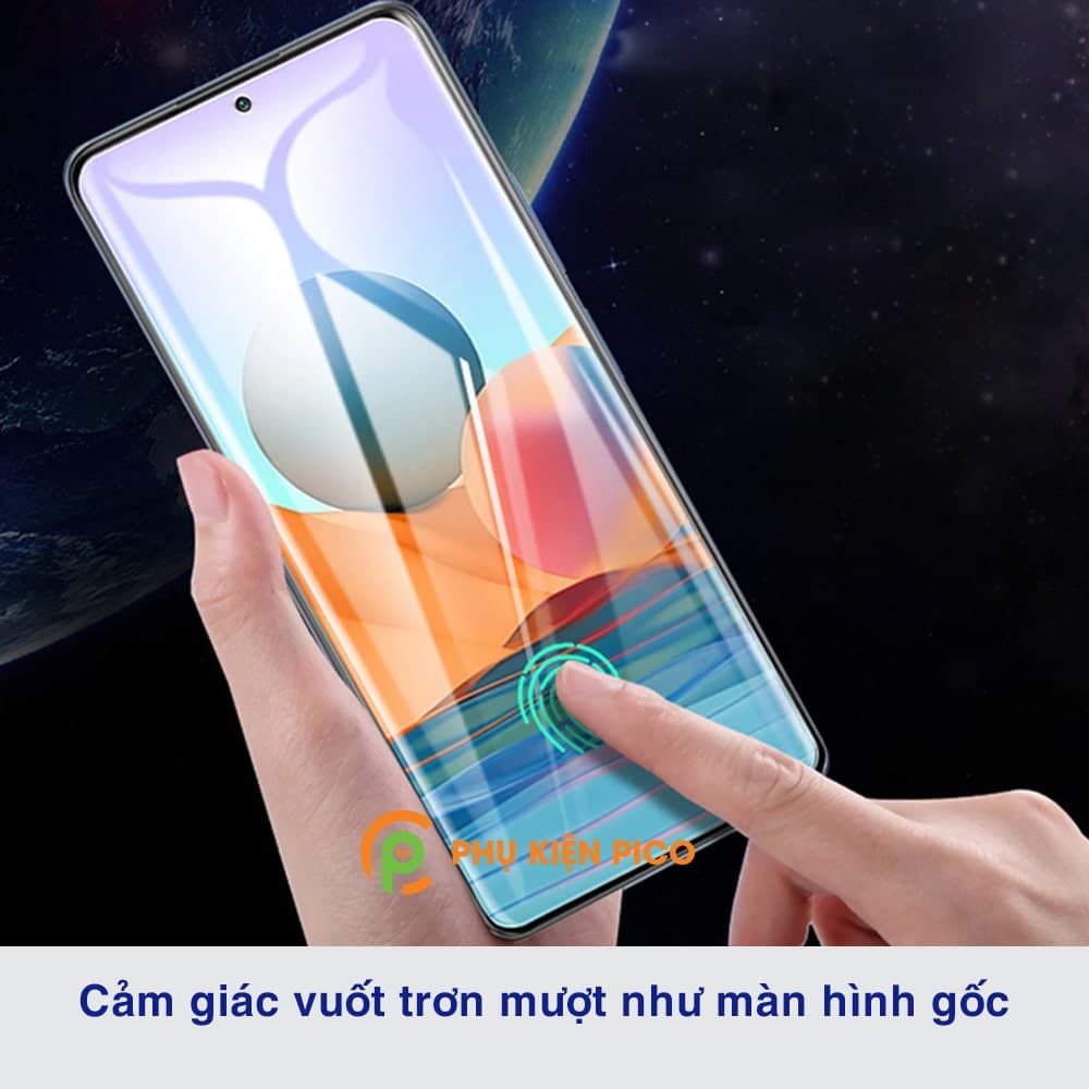 Dán màn hình Xiaomi Redmi Note 10 Pro full màn dẻo trong suốt - 6