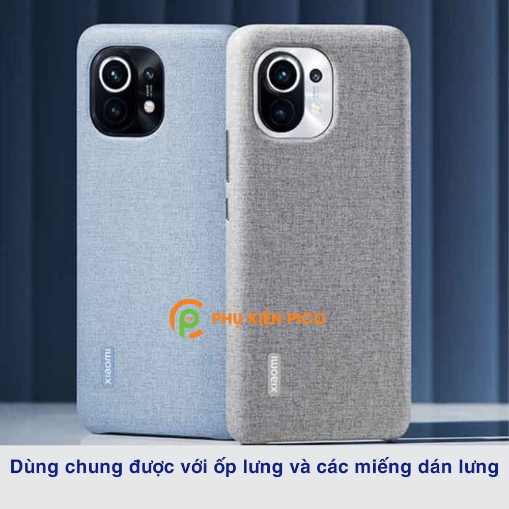 Dán camera Xiaomi Mi 11 khung kim loại bảo vệ an toàn camera sau - 2