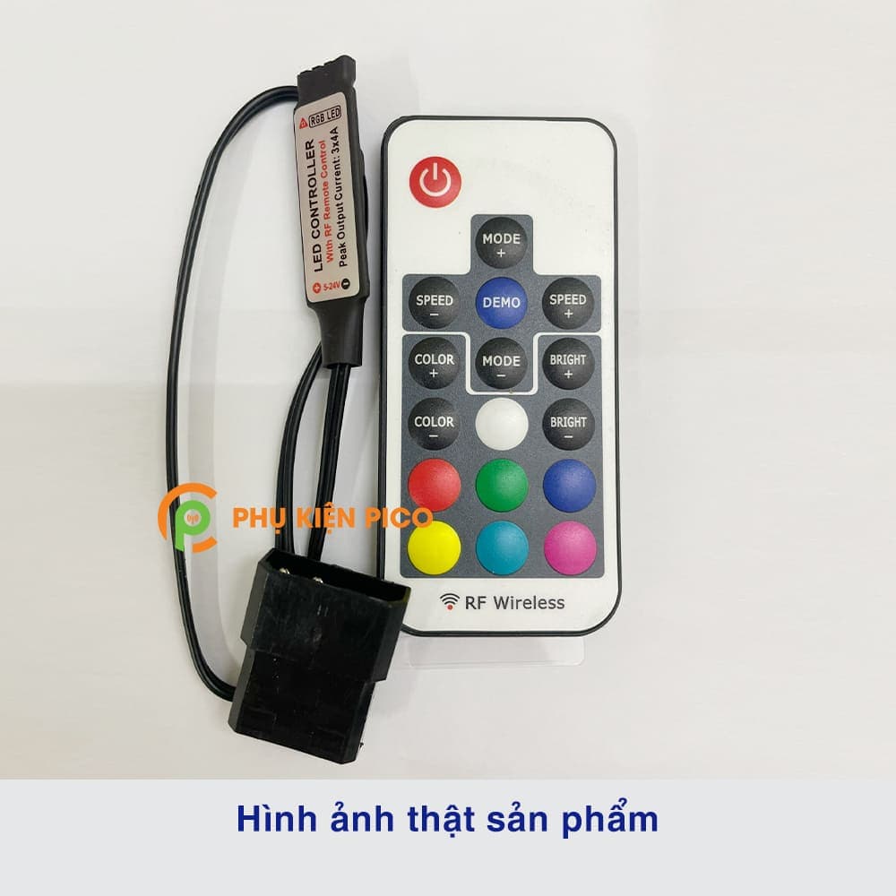 Bộ điều khiển LED RGB 12v 4pin không dây (RGB Led Controller) - 2