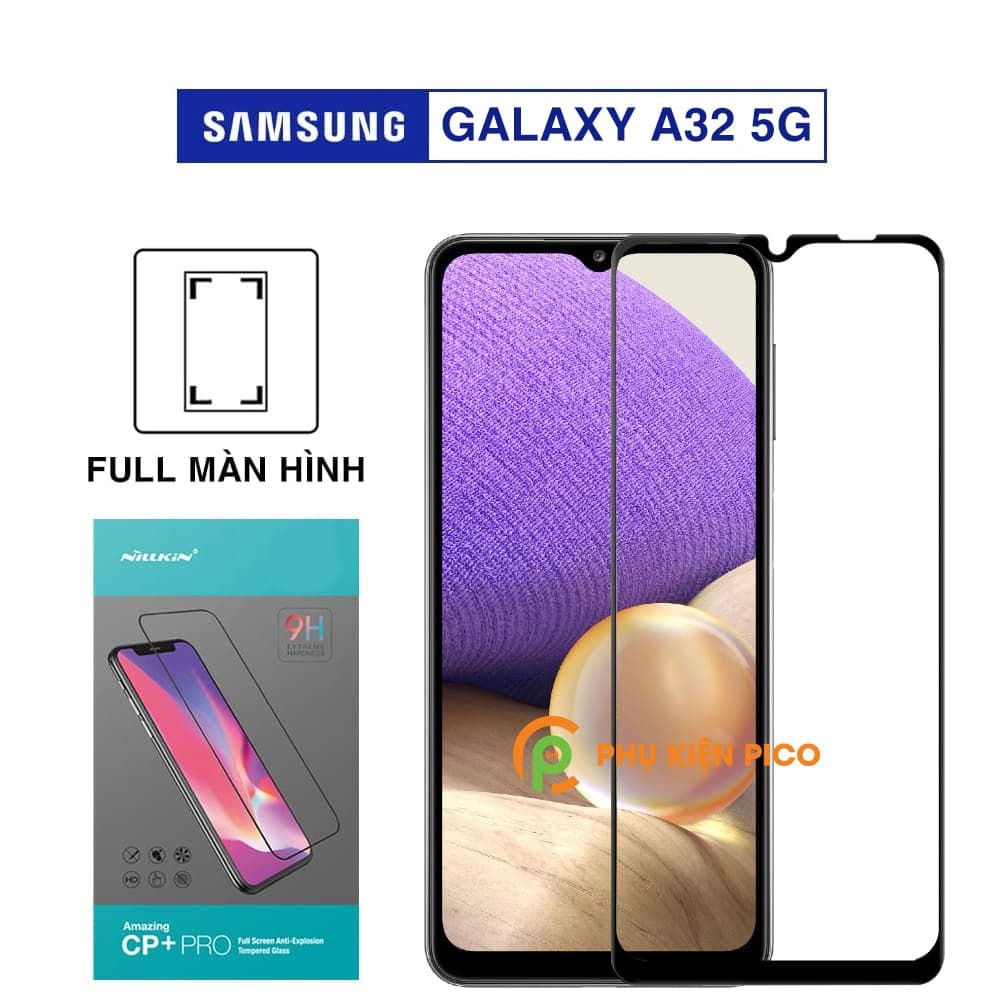 Cường lực Samsung Galaxy A32 5G full màn hãng Nillkin Amazing CP+ Pro