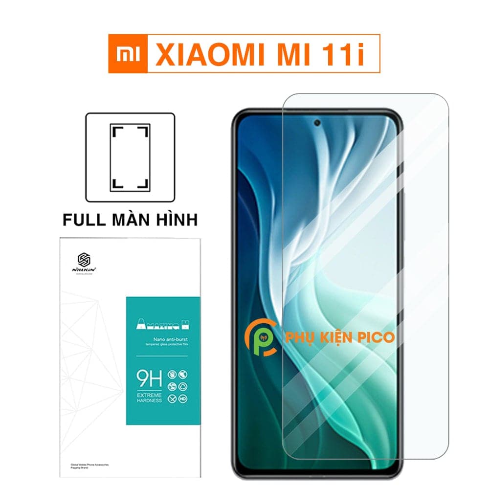 Cường lực Xiaomi Mi 11i full màn hình chính hãng Nillkin Amazing H