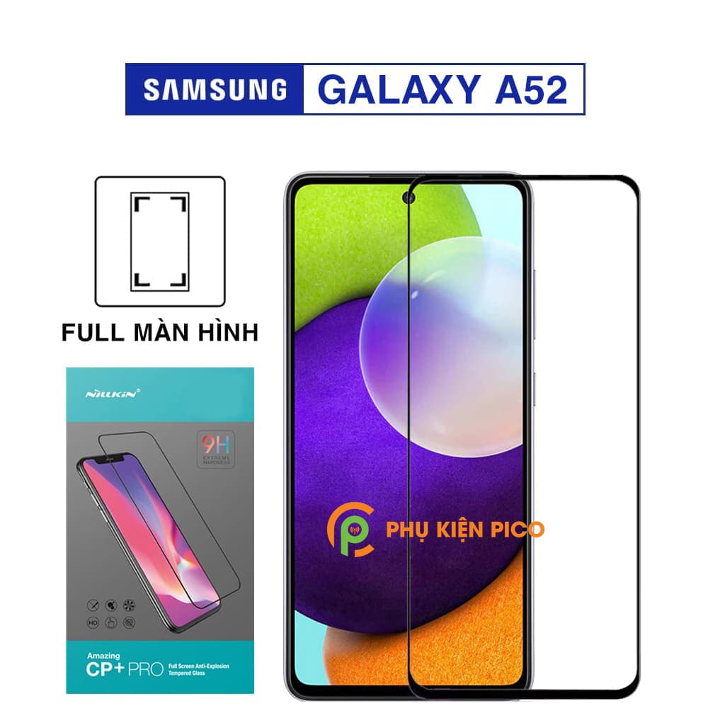 Cường lực Samsung Galaxy A52 full màn hãng Nillkin Amazing CP+ Pro