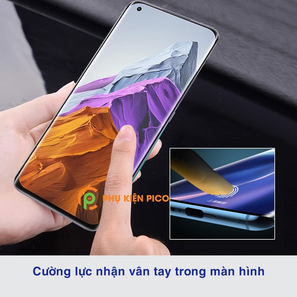 Kính cường lực Xiaomi Mi 11 Pro viền vô cực full keo full màn hình - 8