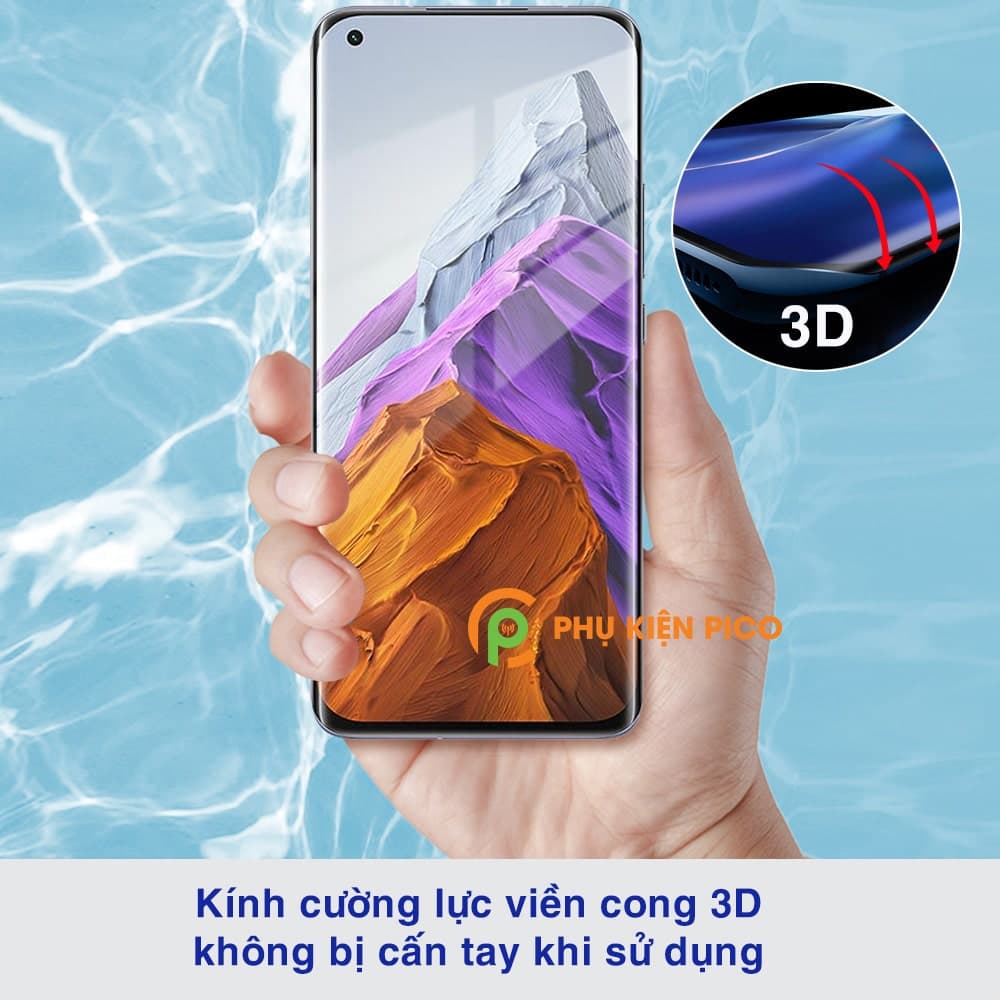Kính cường lực Xiaomi Mi 11 Pro viền vô cực full keo full màn hình - 7