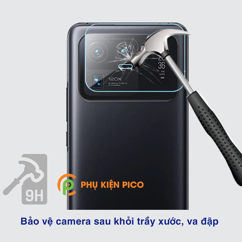 Cường lực camera Xiaomi Mi 11 Ultra độ cứng 9H trong suốt - 5