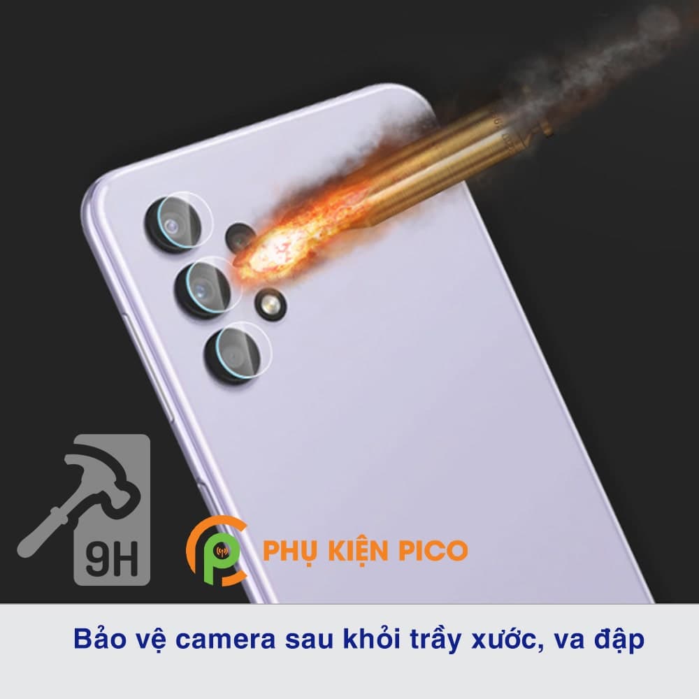 Cường lực camera Samsung Galaxy A32 5G độ cứng 9H trong suốt - 6