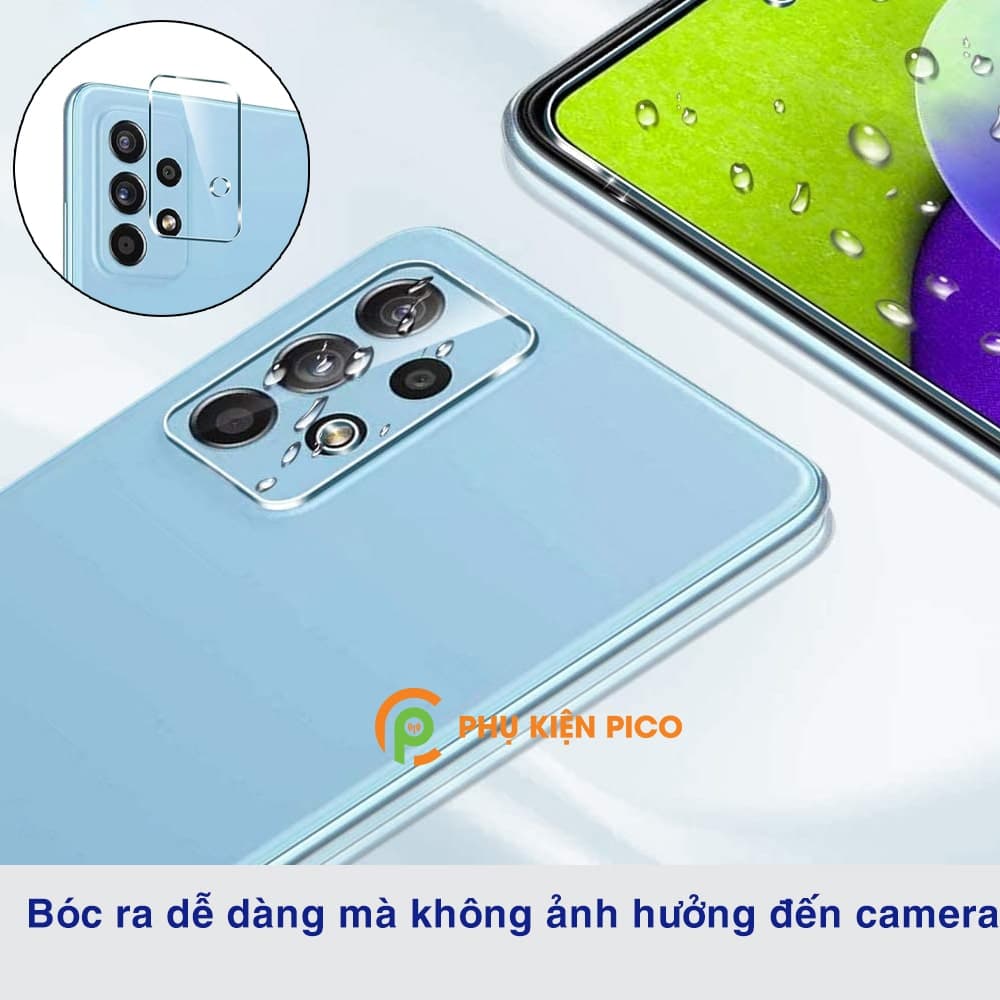 Cường lực camera Samsung Galaxy A52 độ cứng 9H trong suốt - 8