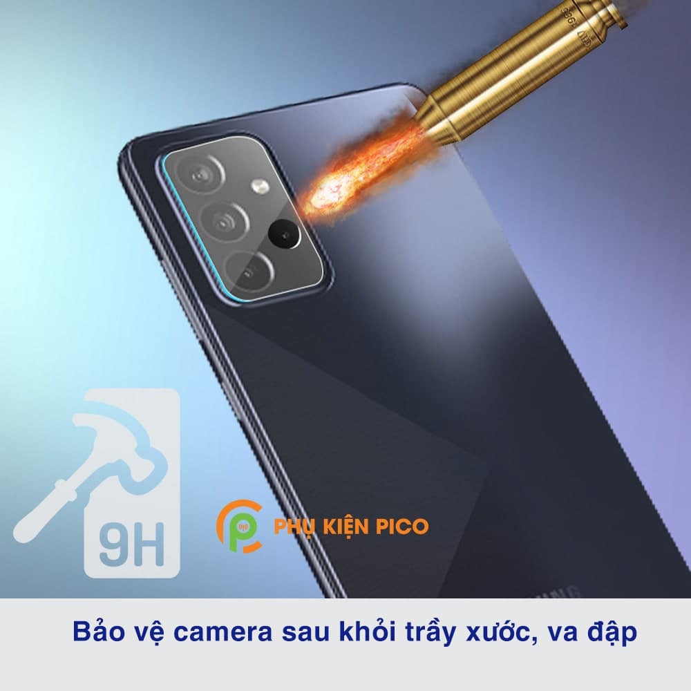 Cường lực camera Samsung Galaxy A52 độ cứng 9H trong suốt - 5