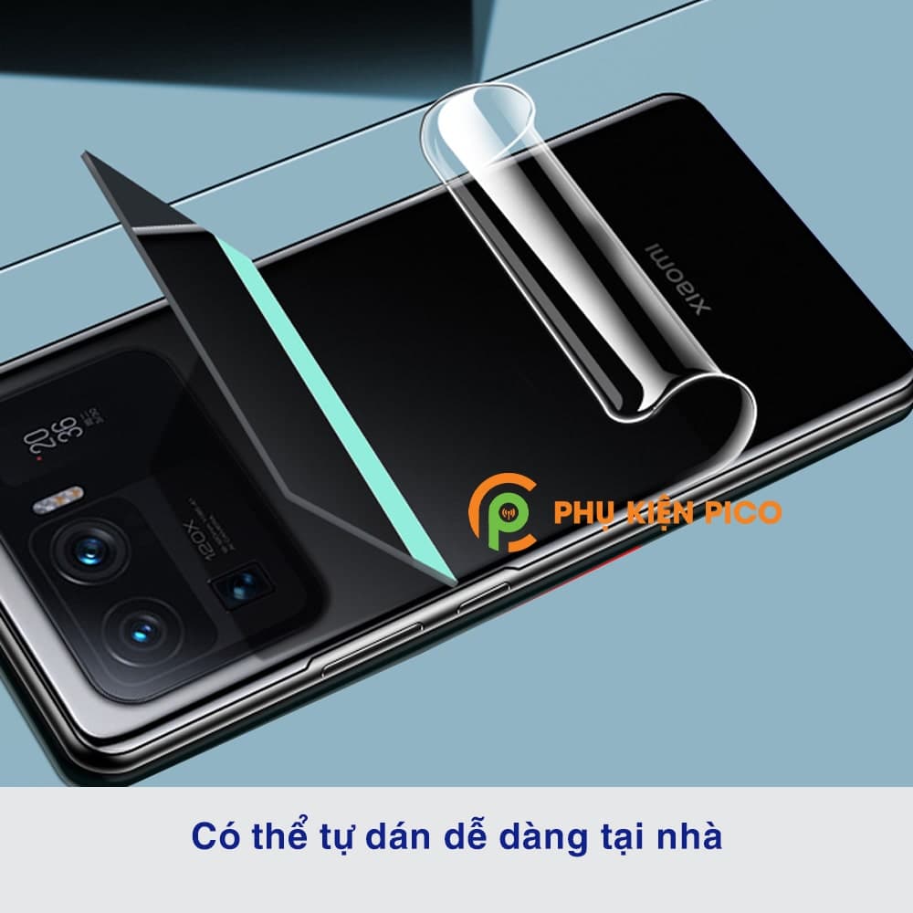 Dán lưng Xiaomi Mi 11 Ultra full mặt lưng full viền dẻo trong suốt - 4