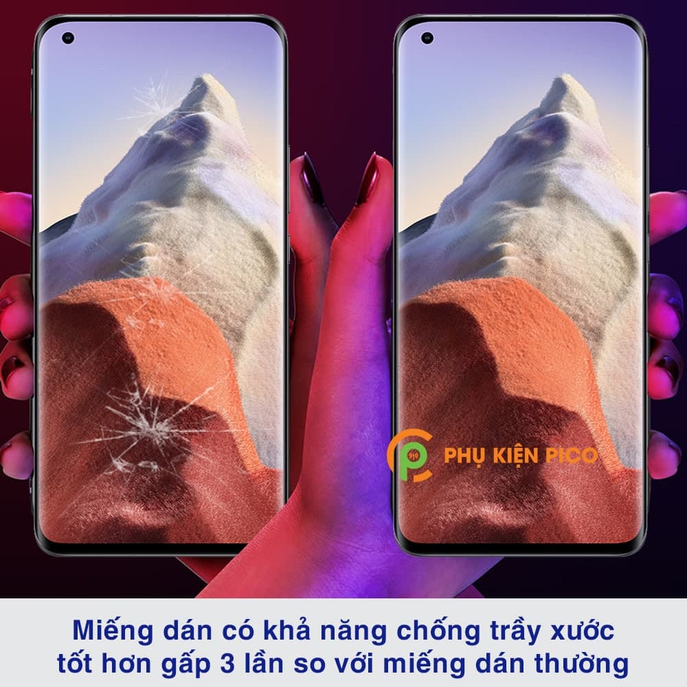 Dán màn hình Xiaomi Mi 11 Ultra full màn trong suốt chính hãng Moxiao Xing - 7