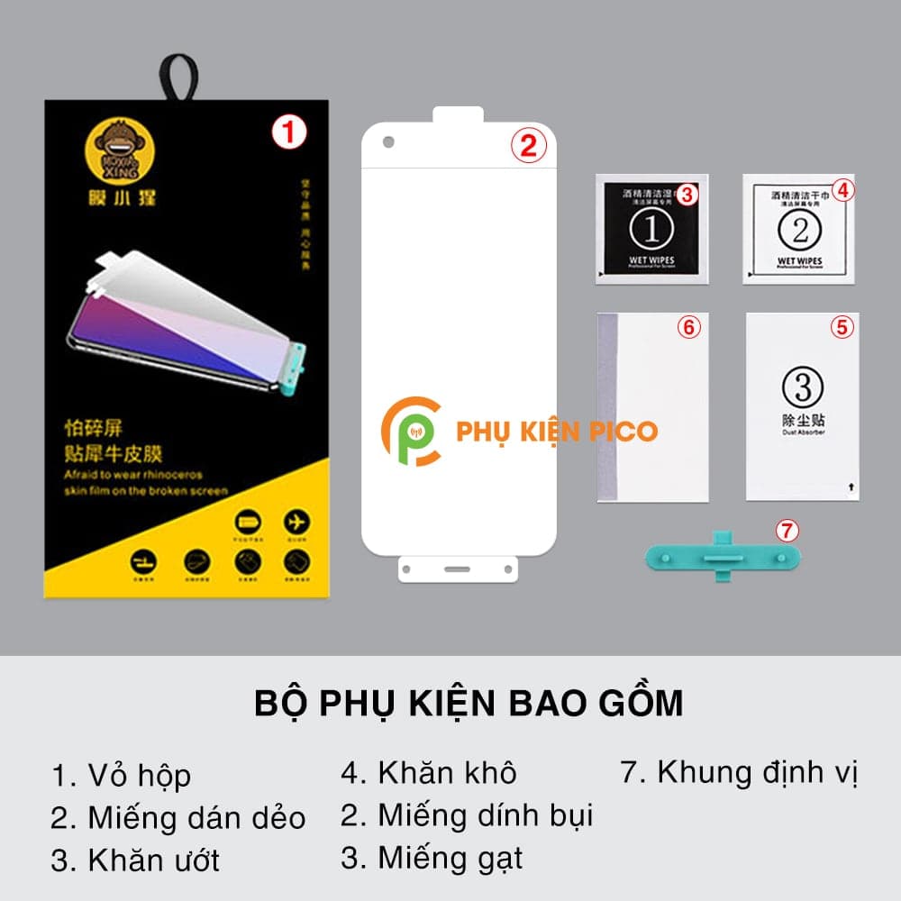 Dán màn hình Xiaomi Mi 11 Ultra full màn trong suốt chính hãng Moxiao Xing - 2