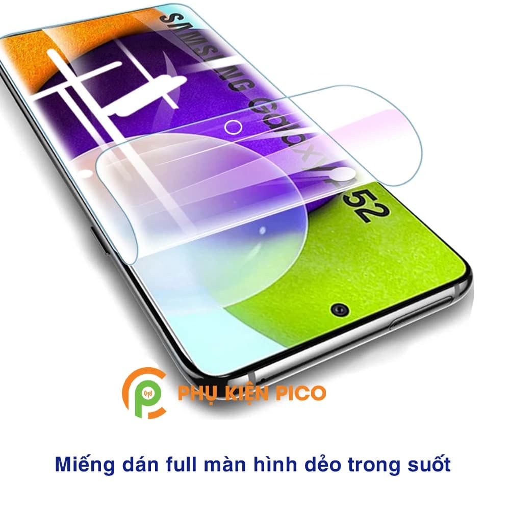 Dán màn hình Samsung Galaxy A52 full màn dẻo trong suốt - 8
