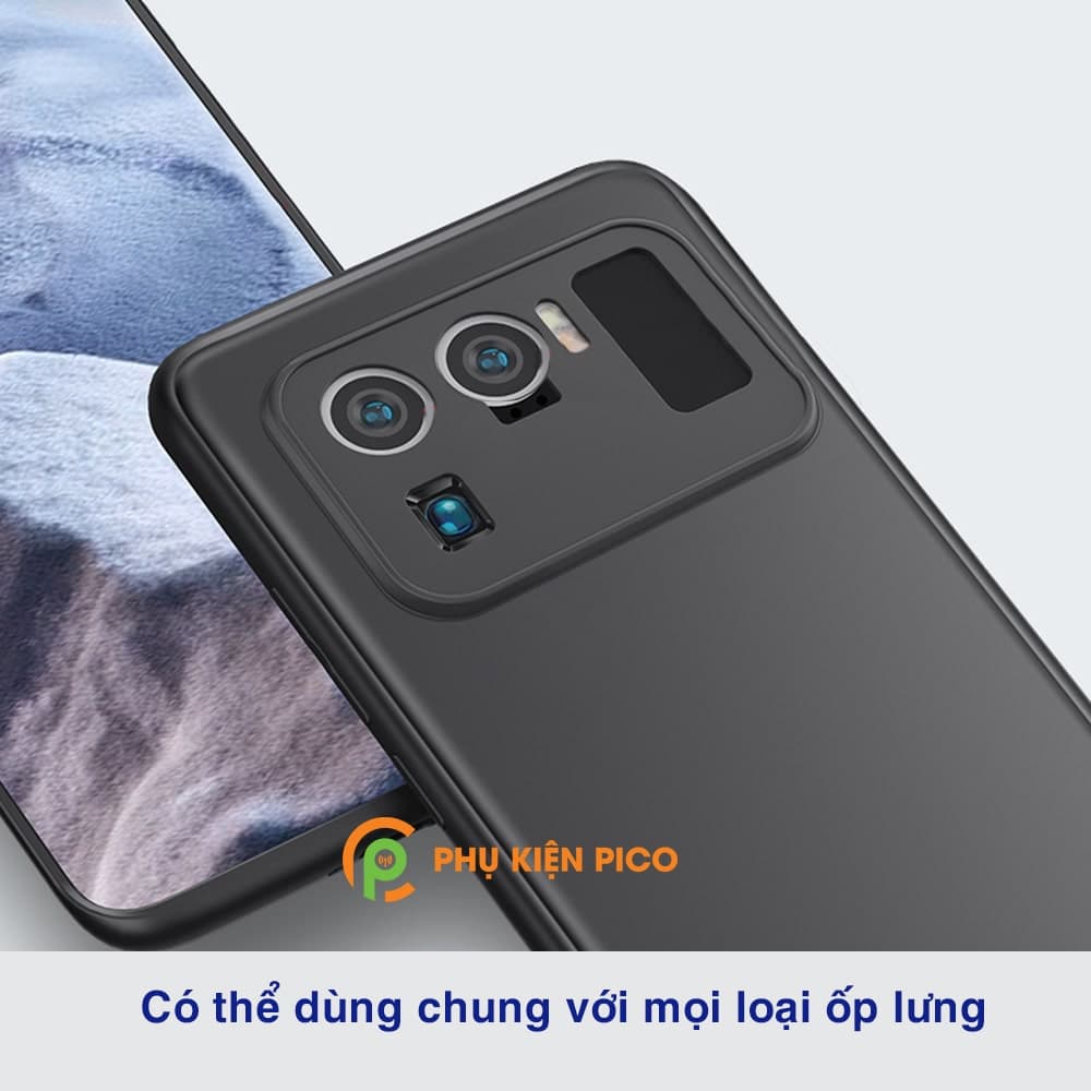 Dán màn hình Xiaomi Mi 11 Ultra dẻo vân mờ chống bám vân tay - 5