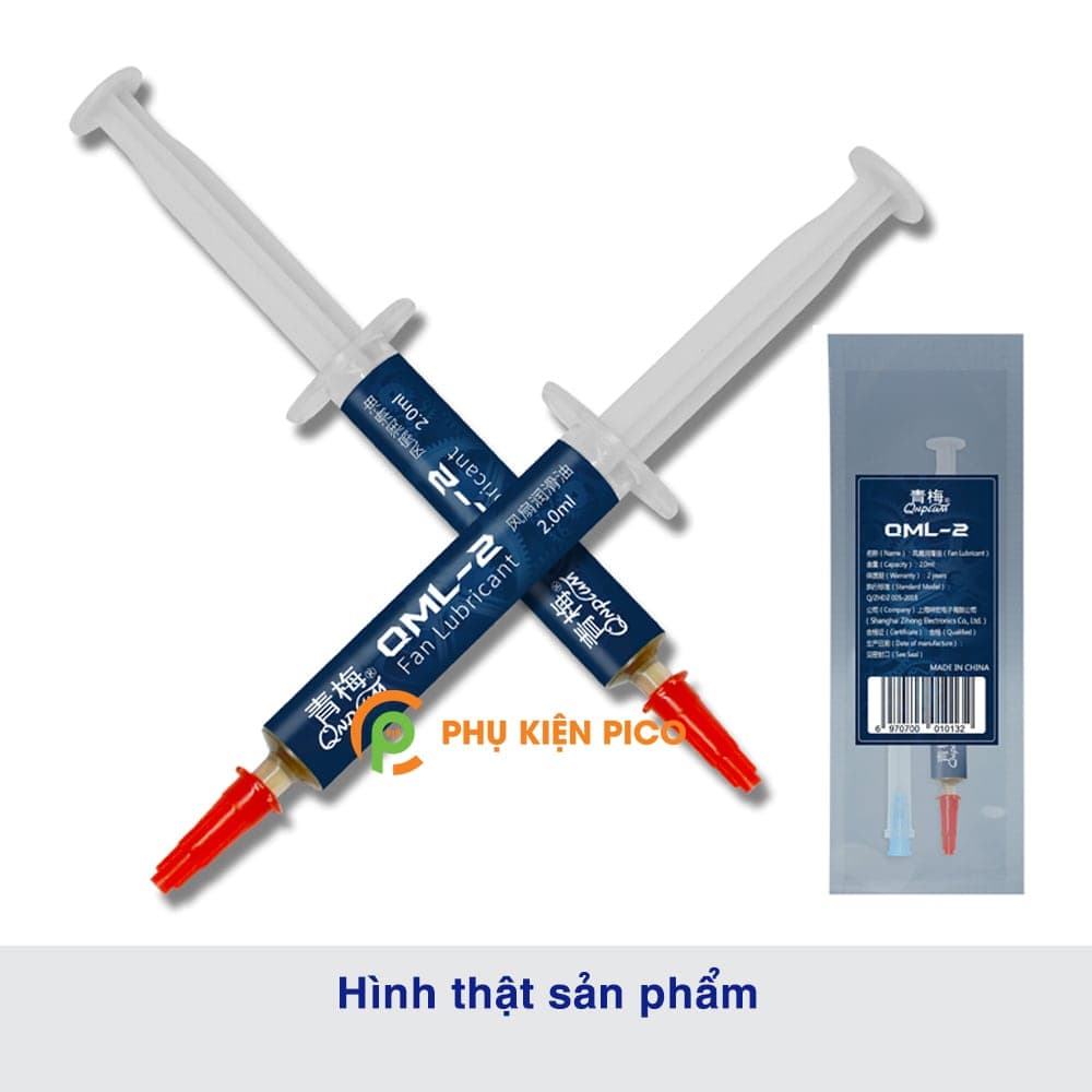 Dầu tra quạt tản nhiệt máy tính, laptop QML-2 Fan Lubricant 2ml - 2
