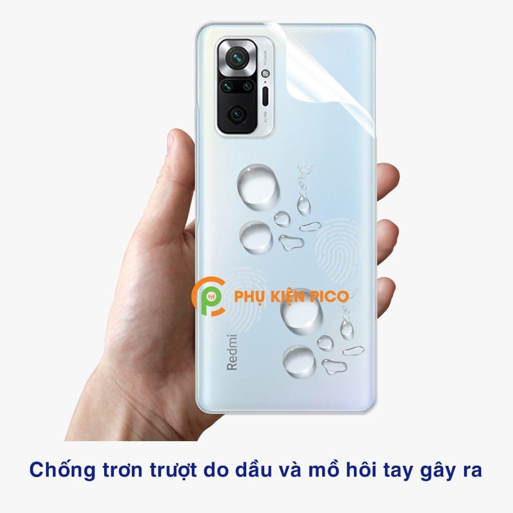 Dán lưng Xiaomi Redmi Note 10 Pro full mặt lưng và viền trong suốt - 3