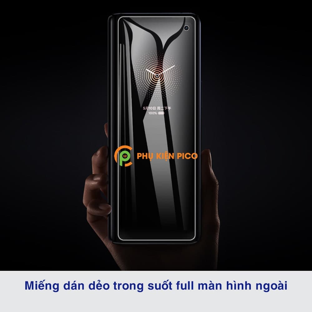 Dán màn hình Xiaomi Mi Mix Fold full màn ngoài dẻo trong suốt - 7
