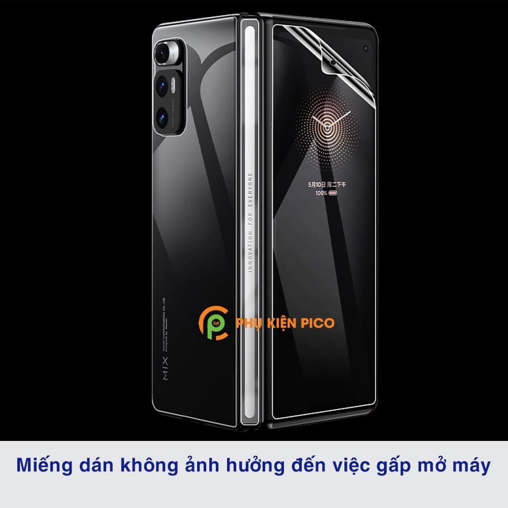 Dán màn hình Xiaomi Mi Mix Fold full màn ngoài dẻo trong suốt - 5