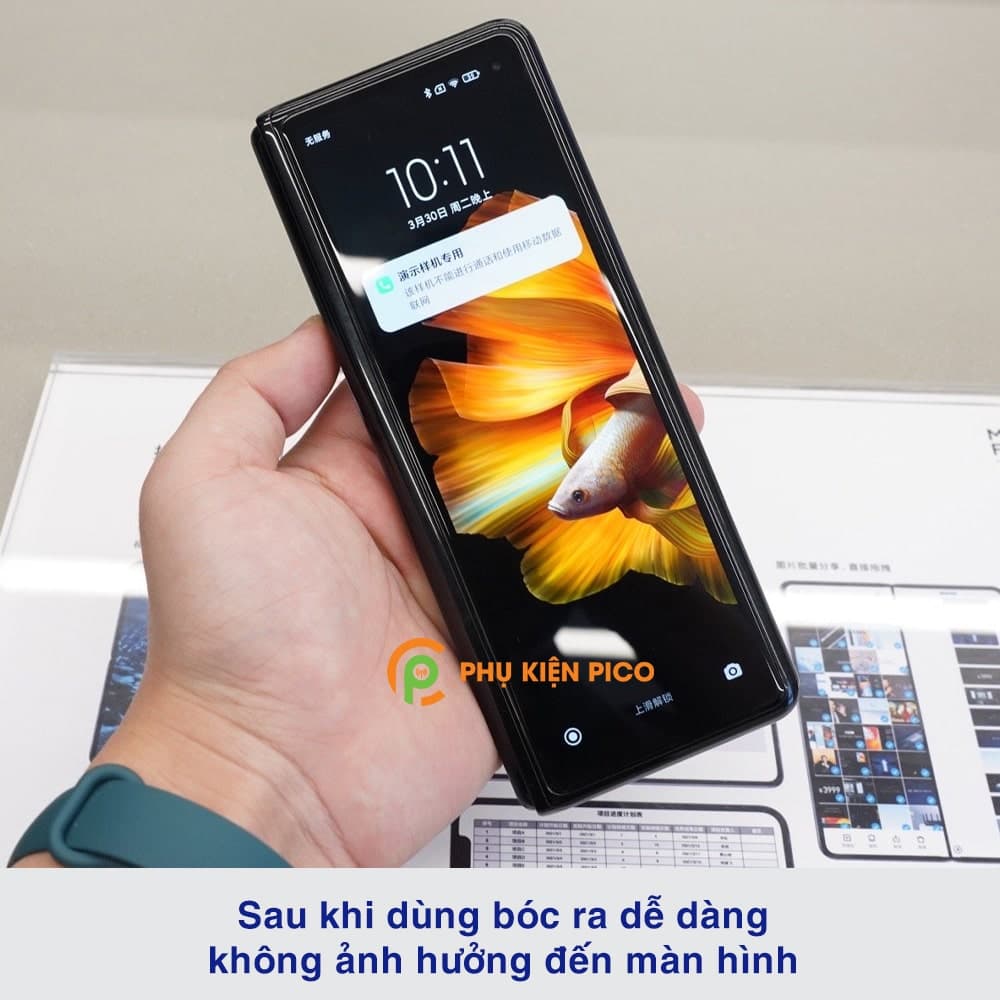 Dán màn hình Xiaomi Mi Mix Fold full màn ngoài dẻo trong suốt - 3