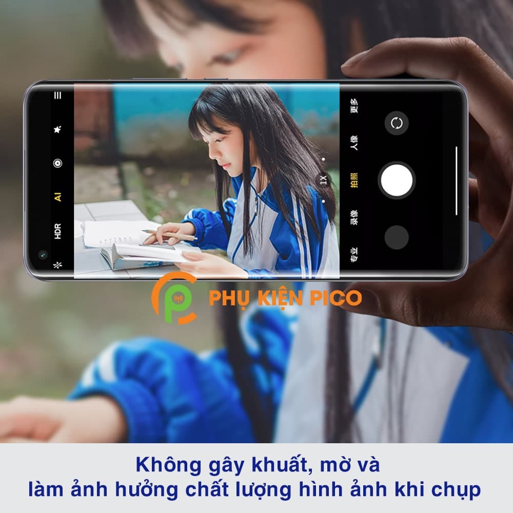 Dán camera Xiaomi Mi 11 Ultra khung kim loại bảo vệ an toàn camera - 6