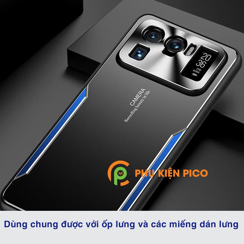 Dán camera Xiaomi Mi 11 Ultra khung kim loại bảo vệ an toàn camera - 7